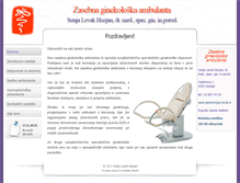 Tablet Screenshot of ginekologija-levak.si